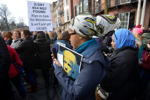 Boston Women's March at Boston Common