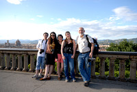 Ken Martin and photo class members in Florence, IT