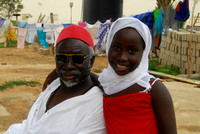Imam & Granddaughter, Ouakam, Dakar, Senegal 2006 by Ken Martin