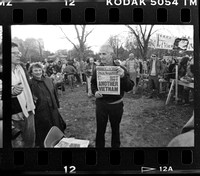 Daniel Ellsberg, Pentagon Papers whistle blower, has appeared on Boston Common with the protestors.