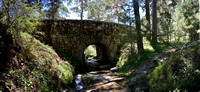 Old Roman Bridge to Segovia, Cercedilla, Guadarrama Mountains, Spain by Ken Martin