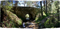 Roman Bridge to Segovia, Cercedilla, Guadarrama Mountains, Spain by Ken Martin, uncropped